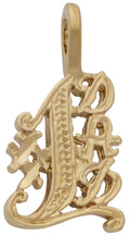 W-067 | #1 Dad Fancy Vertical Charm