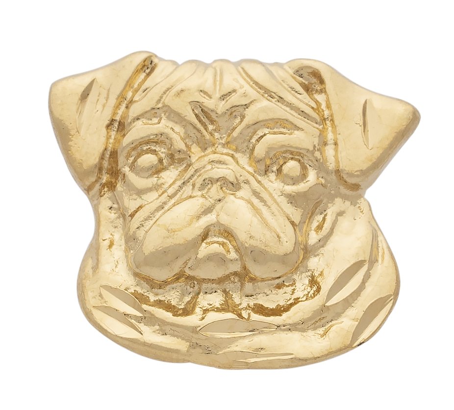 A-028 | Dog Charm Bull Dog Face