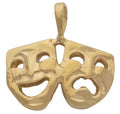 G-124 | Comedy Tragedy Mask Charm Large