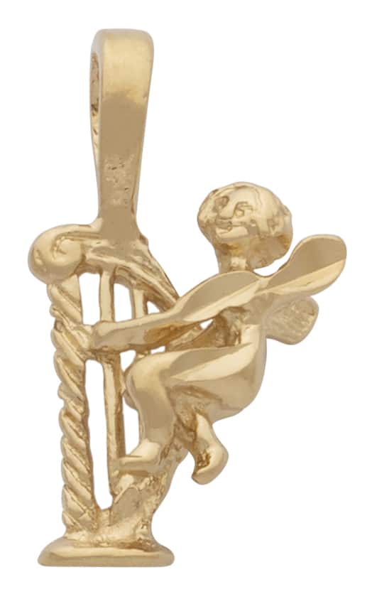 R-225 Angel Playing Harp