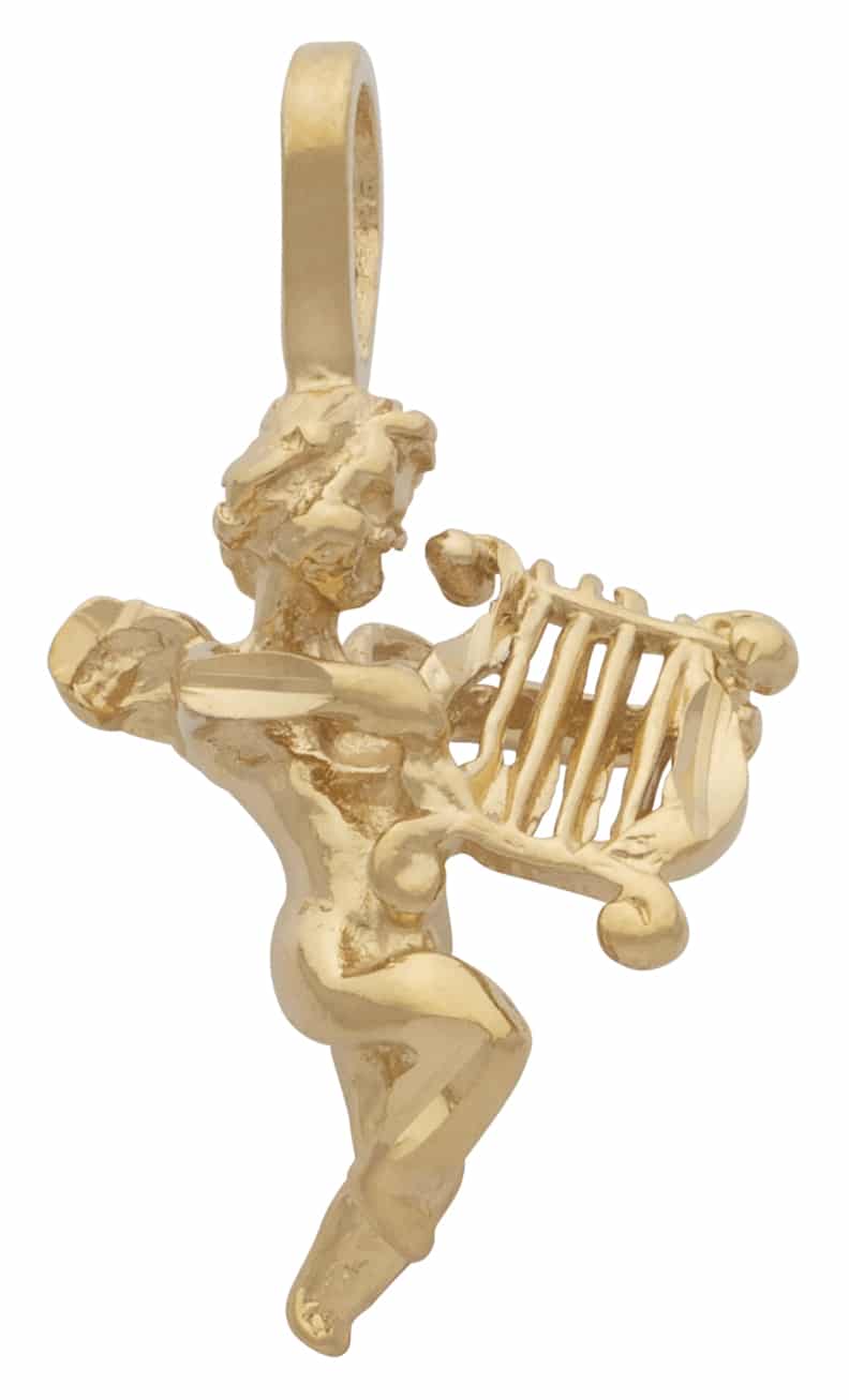 R-229 Angel Playing Harp