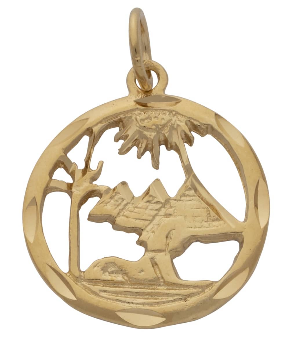E-020 | Egyptain Pyramids and Sphinx Charm