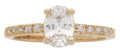 LR-238 | Ladies Ring CZ/Oval Center Stone