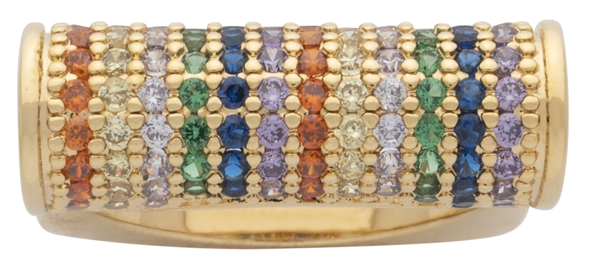 LR-247 | Ladies Ring CZ Multi-Colored Stones
