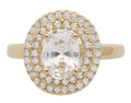 LR-183 | Ladies Ring CZ/Clear Round Center Stone