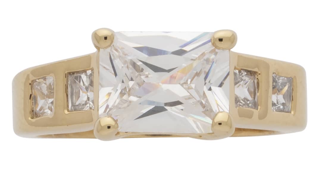 LR-195 | Ladies Ring CZ Square Stone