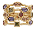 LR-198 | Ladies Ring Mulit-Colored CZ Stones