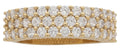LR-201 | Ladies Ring 3 Rows of CZ”s