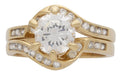 LR-203 | Ladies Ring 2 Piece CZ Set