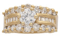LR-229 | Ladies Ring CZ/Round Center Stone