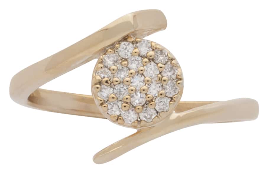 LR-236 | Ladies Ring CZ Round Center Stone