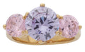 LR-141 | Ladies Pink/Light Purple Ring