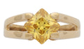 LR-159 | Ladies Ring Yellow Rectangle
