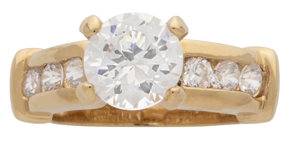 LR-084 | Ladies Ring CZ Solitaire Ring