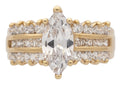 LR-089 | Ladies Ring CZ Marquise Stone