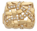 MN-046 | Mens Ring Braided with CZ”s