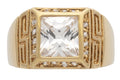 MN-048 | Mens Ring CZ Square Center Stone