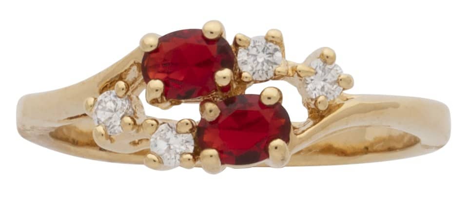 BSR-007 | Birthstone Ring July/Ruby