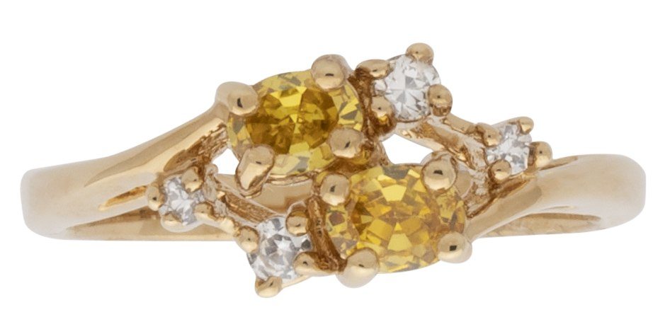 BSR-011 | Birthstone Ring November/Citrine