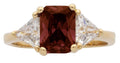 BSR-021 | January Square Birthstone Ladies Ring