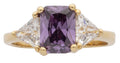 BSR-022 | February Square Birthstone Ring