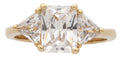 BSR-024 | April Square Birthstone Ladies Ring