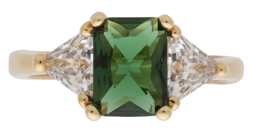 BSR-025 | May Square Birthstone Ring
