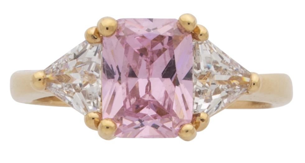 BSR-026 | June Square Birthstone Ladies Ring