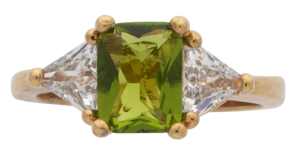 BSR-028 | August Square Birthstone Ladies Ring