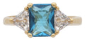 BSR-032 | December Square Birthstone Ladies Ring