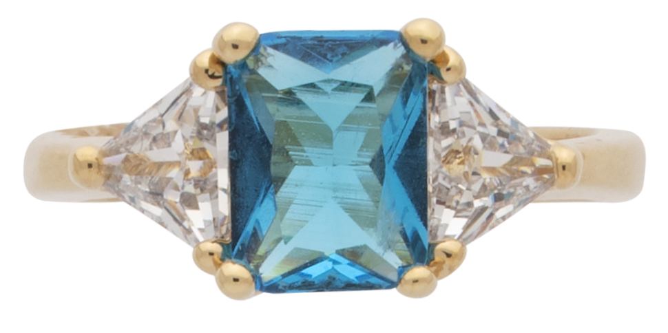 BSR-032 | December Square Birthstone Ladies Ring