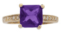 BSR-042 | Februaury Birthstone Ring