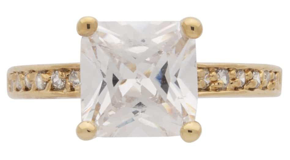 BSR-044 | April Birthstone Ring